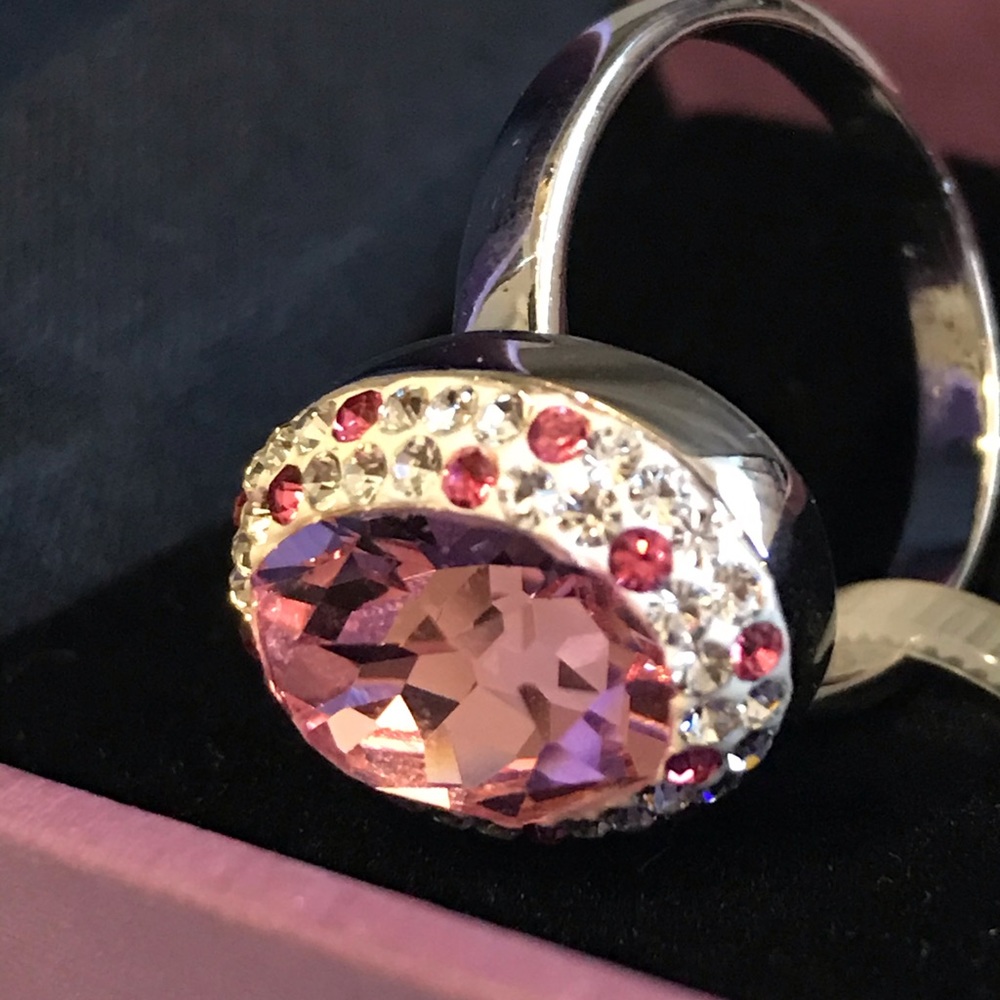 Pink Rhinestone Ring! BRAND NEW!!